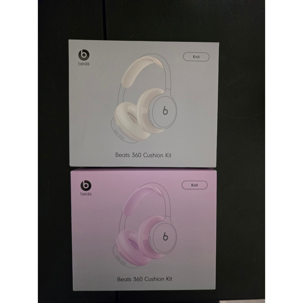 Beats 360 Cushion Kit Knit Replacement Ear Pads Headband Pink / White MJ443LL/A